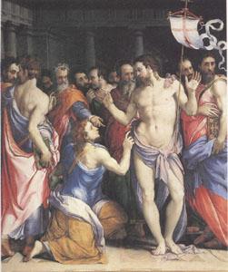 Francesco Salviati The Incredulity of Thomas (mk05) France oil painting art